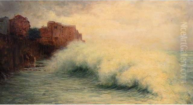 La Tempete Oil Painting by Jules Blancpain