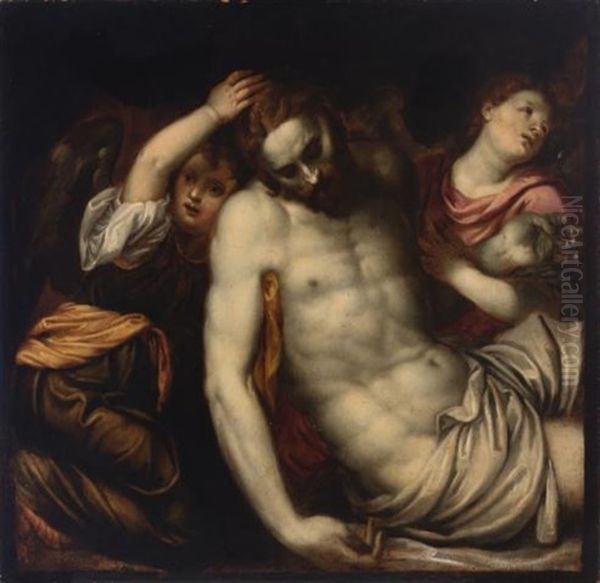 The Lamentation Of Christ Oil Painting by  Padovanino