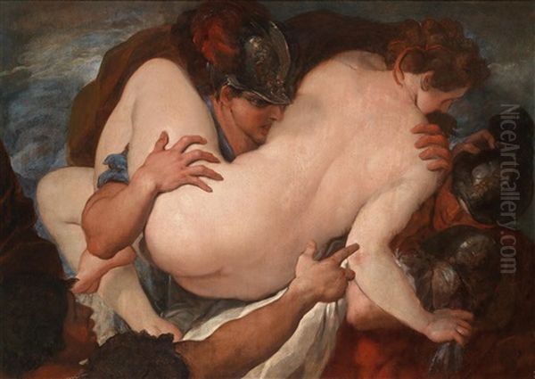 Raub Der Sabinerinnen Oil Painting by Paolo Pagani