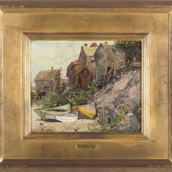 Barnegat, Marblehead Oil Painting by Edward A. Page