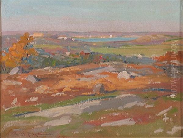 Swampscott View Oil Painting by Edward A. Page