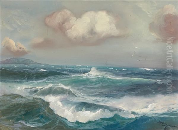 La Mer Oil Painting by Jean-Louis Paguenaud