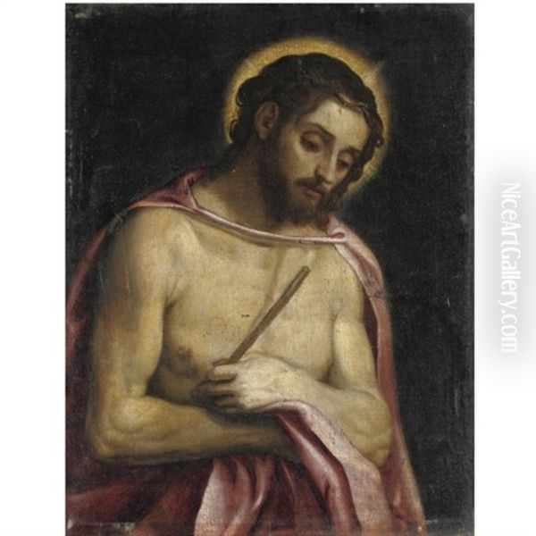 Ecce Homo Oil Painting by Jacopo Palma il Giovane