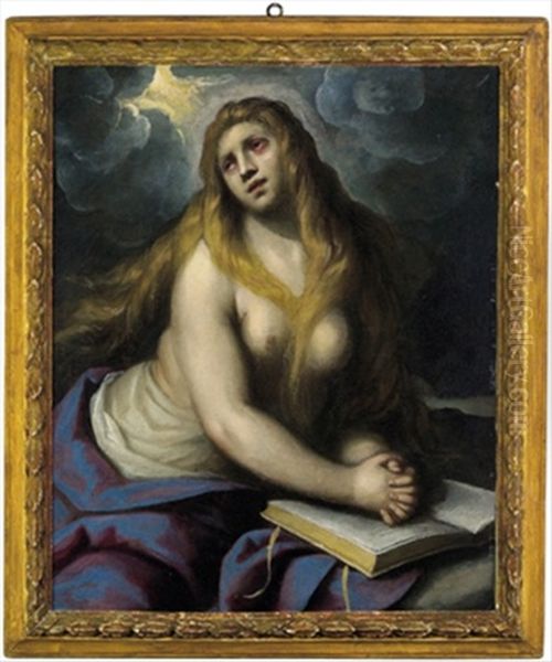 La Maddalena Oil Painting by Jacopo Palma il Giovane