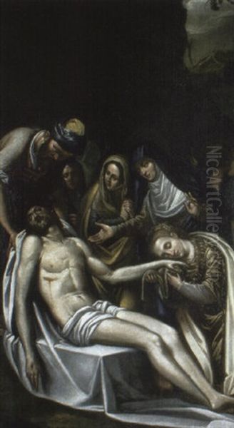 The Piet. Oil Painting by Jacopo Palma il Giovane