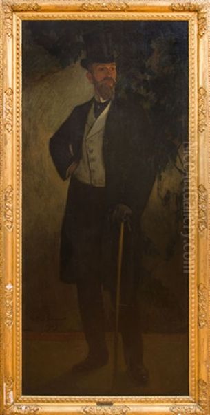 Baron Von Voss Oil Painting by Alfred Palmer