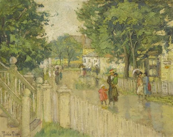 After The Rain Oil Painting by Pauline Lennards Palmer