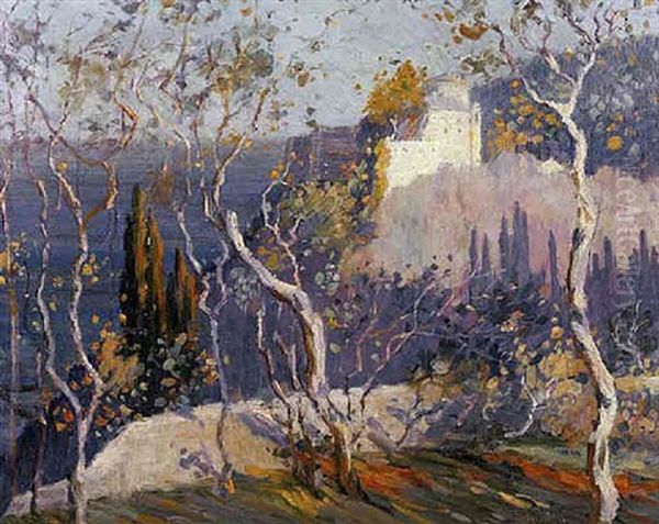 Landscape Oil Painting by Pauline Lennards Palmer