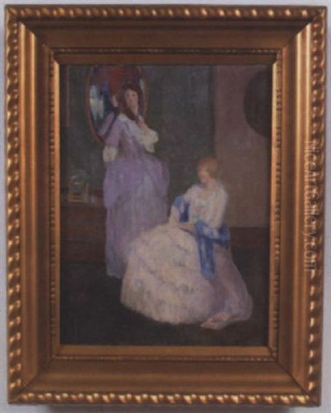 Ready For The Ball Oil Painting by Pauline Lennards Palmer