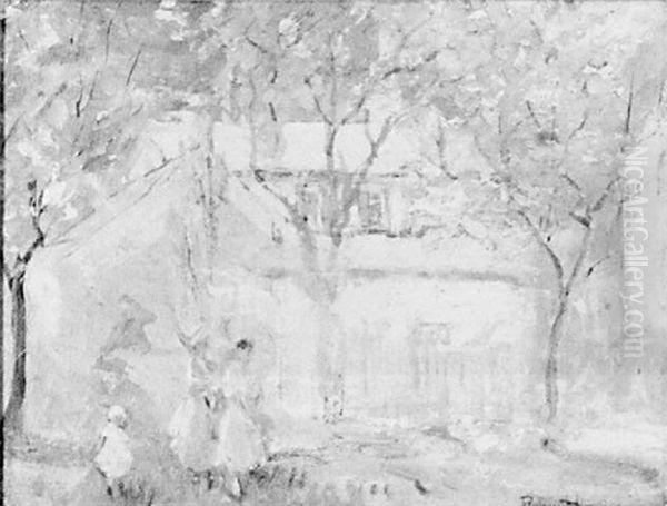 Country House Oil Painting by Pauline Lennards Palmer