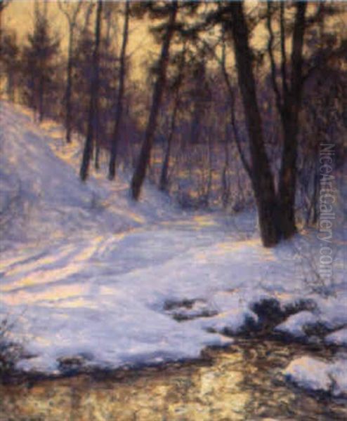 Golden Bar Oil Painting by Walter Launt Palmer
