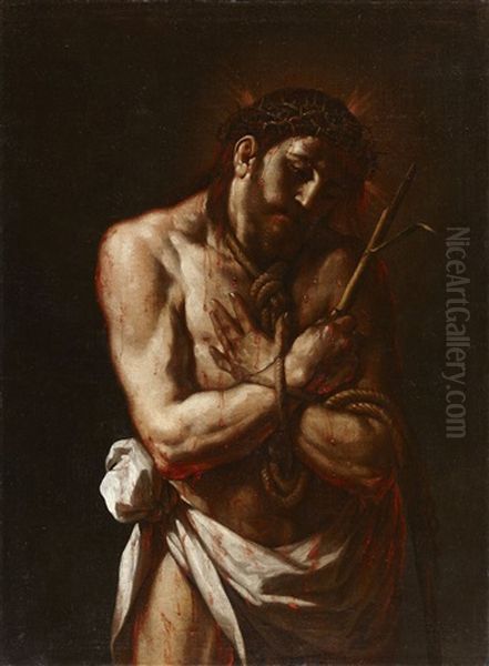 Ecce Homo Oil Painting by Acislo Antonio Palomino