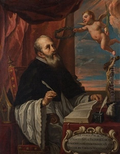 San Eulogio Oil Painting by Acislo Antonio Palomino