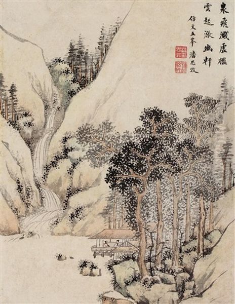 Landscape Oil Painting by  Pan Simu