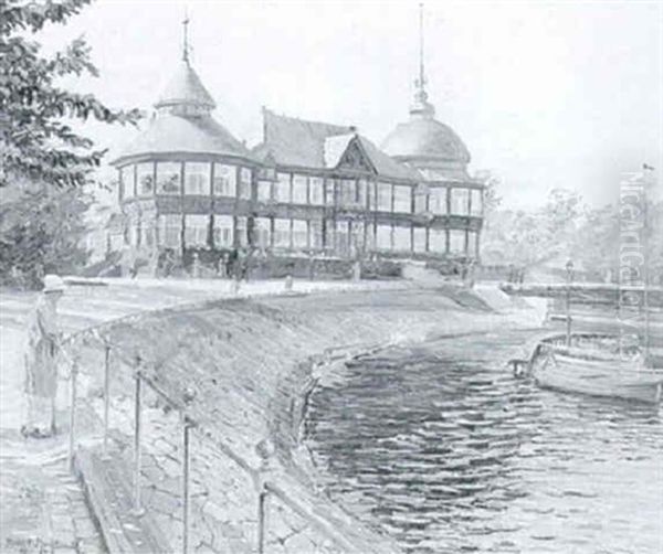 Parti Fra Langeliniepavillon Oil Painting by Robert Panitzsch