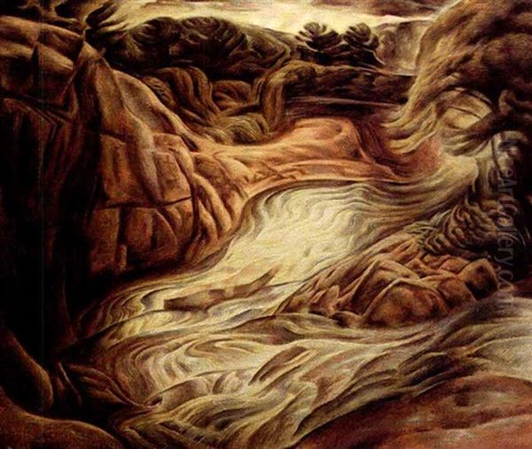 Northern Stream Oil Painting by Lawrence Arthur C. Panton