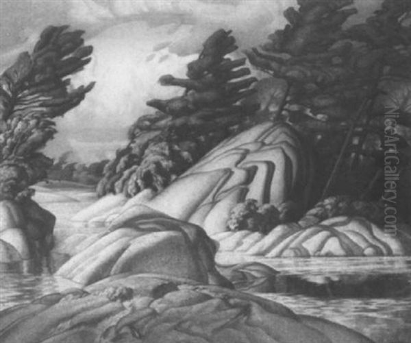 Island Caprice Oil Painting by Lawrence Arthur C. Panton