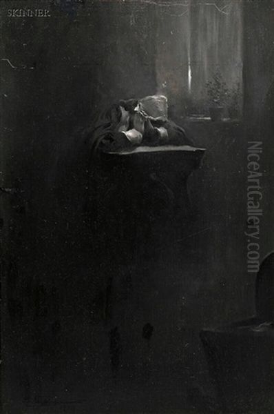 Illustration From The Scarlet Letter Oil Painting by Eric Pape