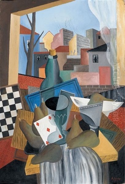 Natura Morta Oil Painting by Renato Paresce