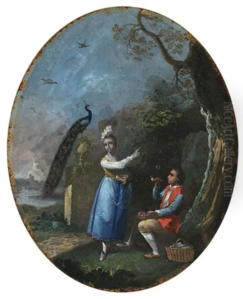 Alegoria Del Aire Oil Painting by Luis Paret Y Alczar