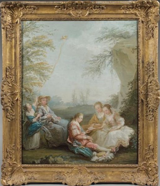 La Lecture Oil Painting by Luis Paret Y Alczar