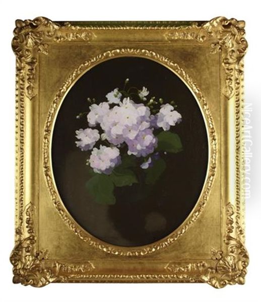 A Still Life Of Rhododendron Oil Painting by Stuart James Park