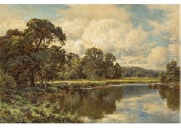 Silent Water Oil Painting by Henry H. Parker