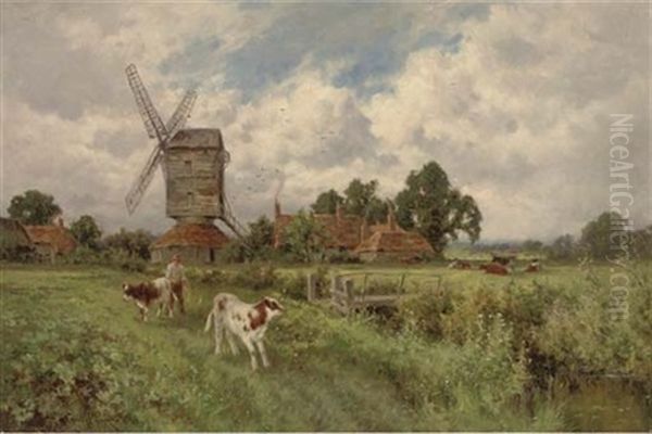 Changing Pastures Oil Painting by Henry H. Parker