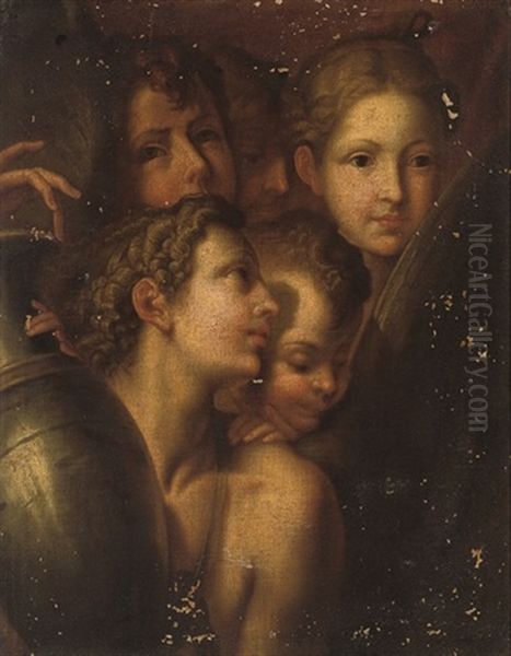 The Madonna Of The Long Neck: A Fragment Oil Painting by Girolamo Francesco Maria Mazzola (Parmigianino)
