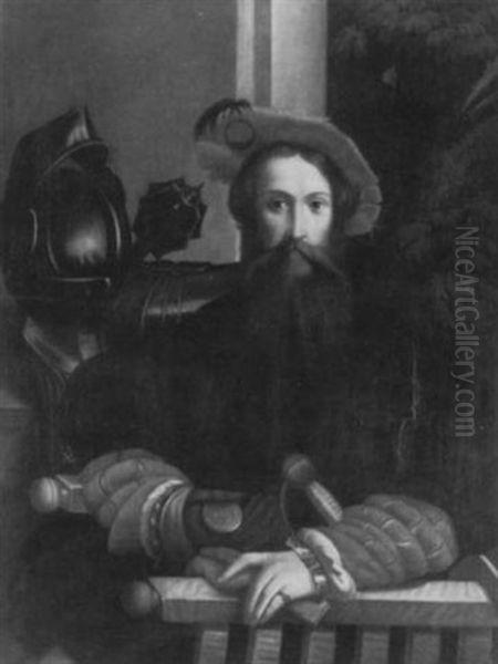 Bildnis Des Gian Galeazzo Sanvitale Oil Painting by Girolamo Francesco Maria Mazzola (Parmigianino)