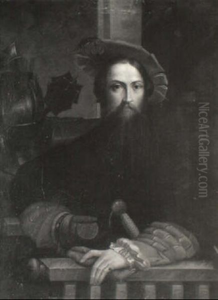 Portrait Of Count Galeazzo Sanvitale Oil Painting by Girolamo Francesco Maria Mazzola (Parmigianino)