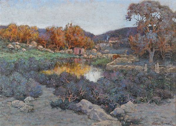 October Oil Painting by Stephen Parrish