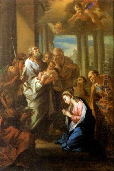 La Presentation De Jesus Au Temple Oil Painting by Etienne Parrocel, Parrocel Le Romain