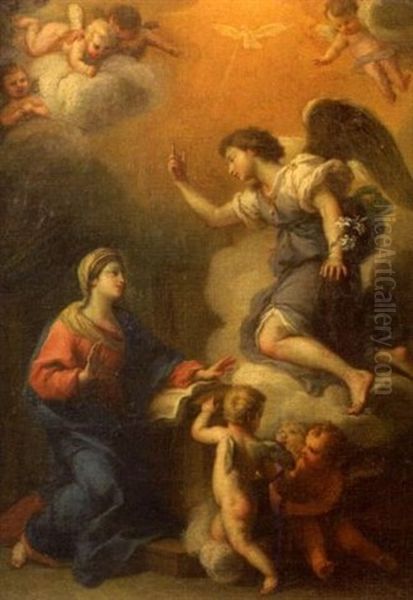 L'annonciation Oil Painting by Joseph Parrocel