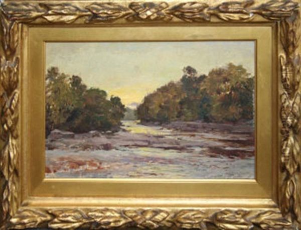 The Meeting Of The Waters Oil Painting by Alfred Parsons