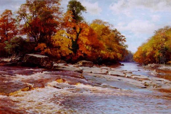 The Meeting Of The Waters Oil Painting by Alfred Parsons