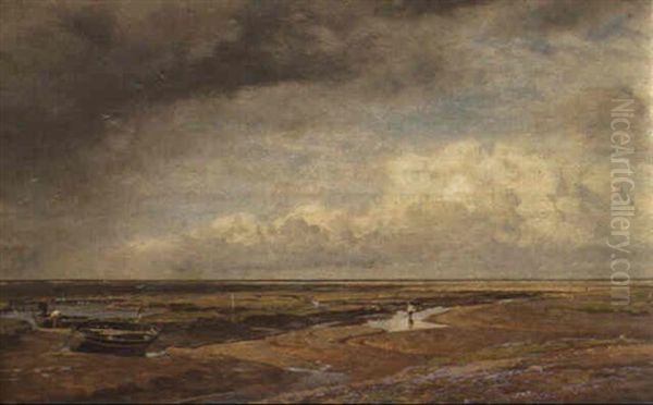 The Creek Oil Painting by Alfred Parsons