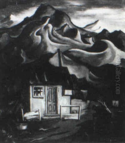 Bringing In Firewood Oil Painting by Marion Randall Parsons