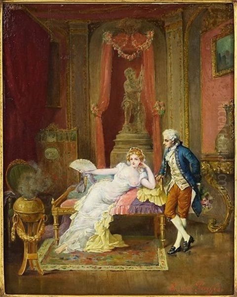 Toujour L'amour Oil Painting by Louis Van Parys