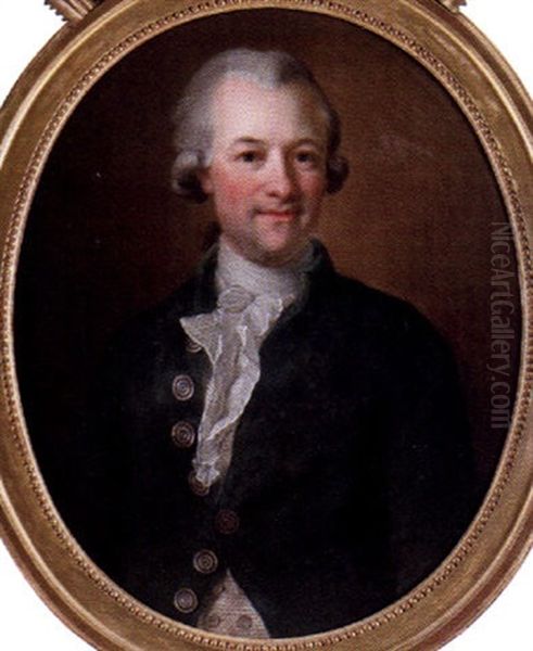 Portratt Av Kommerseradet Fredrik Morsing Oil Painting by Ulrika (Ulla Fredrica) Pasch