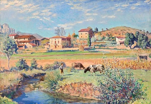 Vista Rural Oil Painting by Iu Pascual Rodes