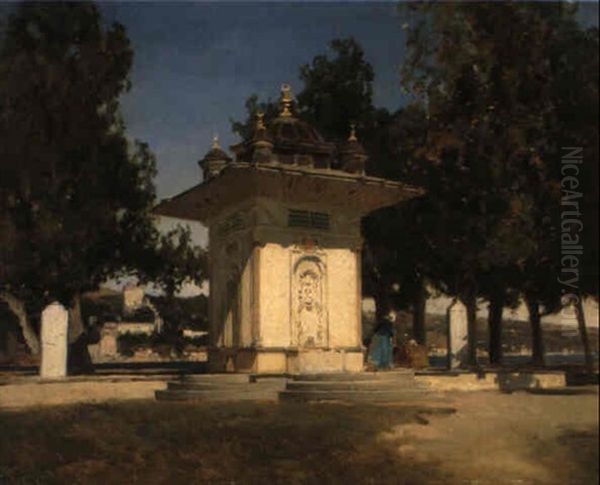 Constantinopoli, La Passeggiata- Acque Dolci D'asia Sul Bosforo Oil Painting by Alberto Pasini