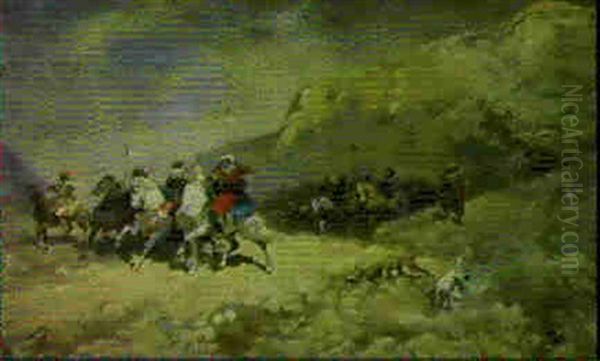 Cavalcata Araba Oil Painting by Alberto Pasini