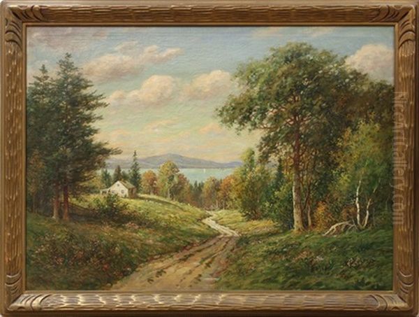 Autumn In The Berkshires Oil Painting by William Frederick Paskell