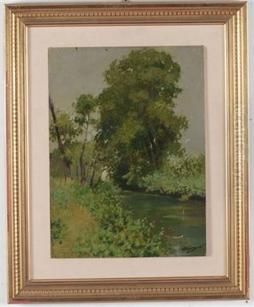 Ruscello Oil Painting by Carlo Passigli