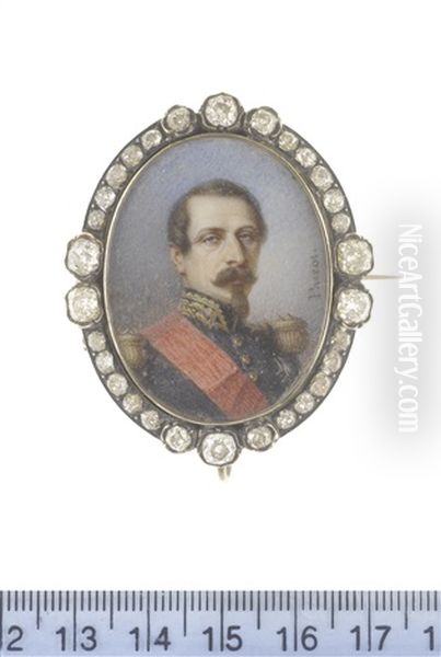 Louis-napoleon Bonaparte (1808-1873) Oil Painting by Gabriel Aristide Passot