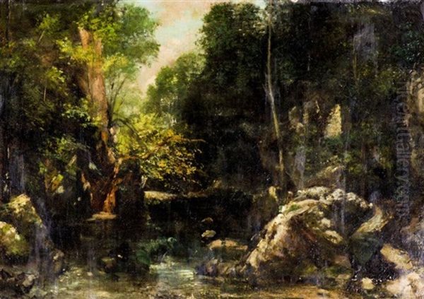 Le Puits-noirs Oil Painting by Cherubino Pata