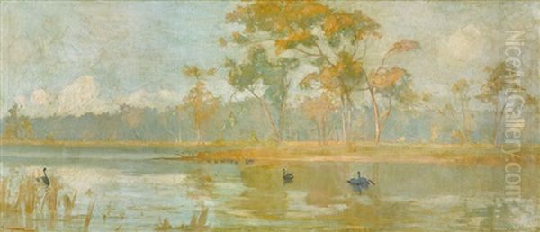 (australian Landscape) Oil Painting by John Ford Paterson