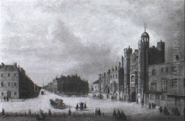 St. James's Palace Oil Painting by John Dean (Sir) Paul