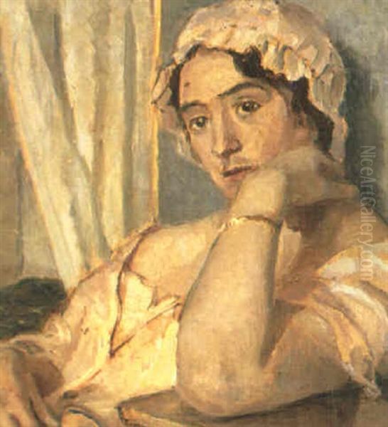 Fundersam Oil Painting by Hanna (nee Hirsch) Pauli